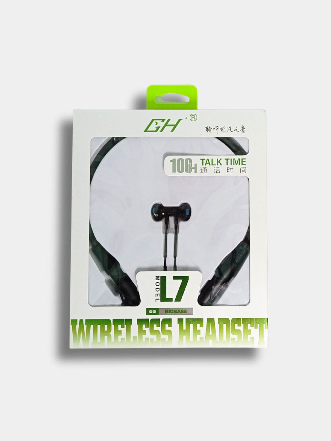 Беспроводные наушники для спорта, GH L7, шейный ободок, до 100 часов зарядки