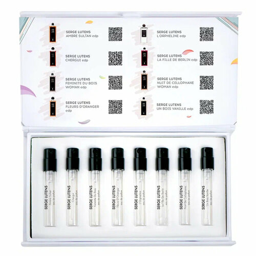 Набор Aroma Box Топ ароматов Serge Lutens 8 пробников 15мл шлейфовость звучания 2286₽