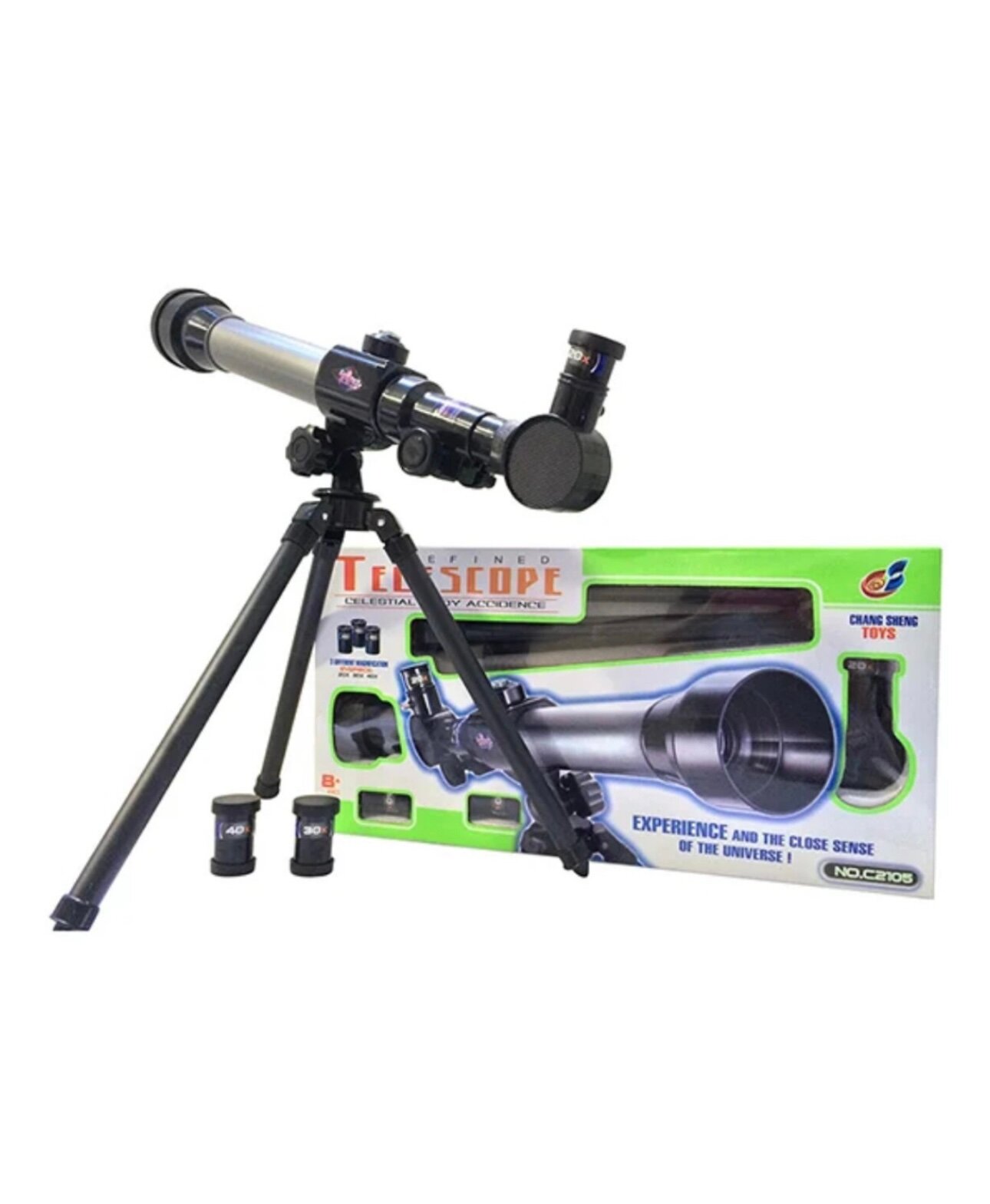 Телескоп для юных исследователей , компактный удобный , легко настраиваемый