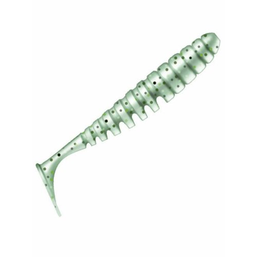 Приманка ZUB-SHAD 90 мм, 5 шт, (цвет 505) зеленый с блестками