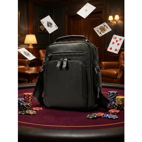 Сумка барсетка Daniele Riccardi, черный