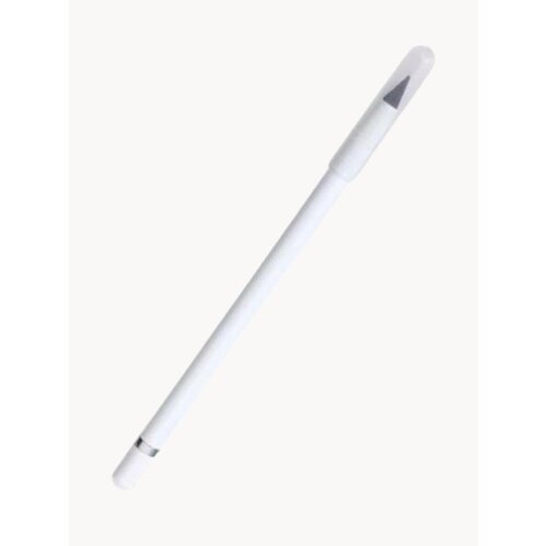 Вечный карандаш металлический белый грифель не требует заточки 280₽