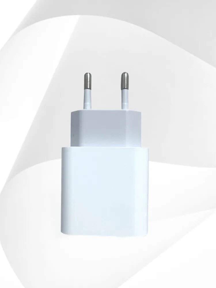 Быстрая зарядка для iPhone 20W с кабелем Type-C / блок питания type c / зарядное устройство для айфона — фото 1