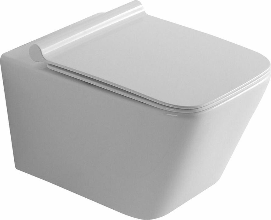 L2W Унитаз с сидением (Soft Close -SLIMSEAT) подвесной с Rimless (261954)
