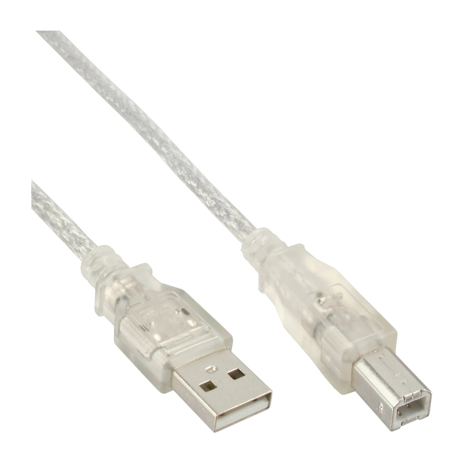 Кабель Vivanco 25411, USB (A)-USB (B), длина 1,8 м, максимальная скорость передачи 480 Мбит/сек