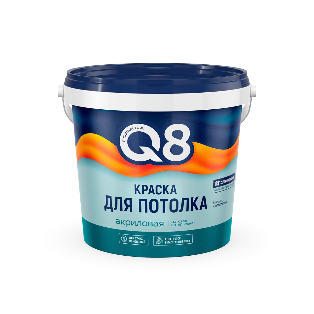 Краска В/Д для потолков "FORMULA Q8" 1,4 КГ (1/8)