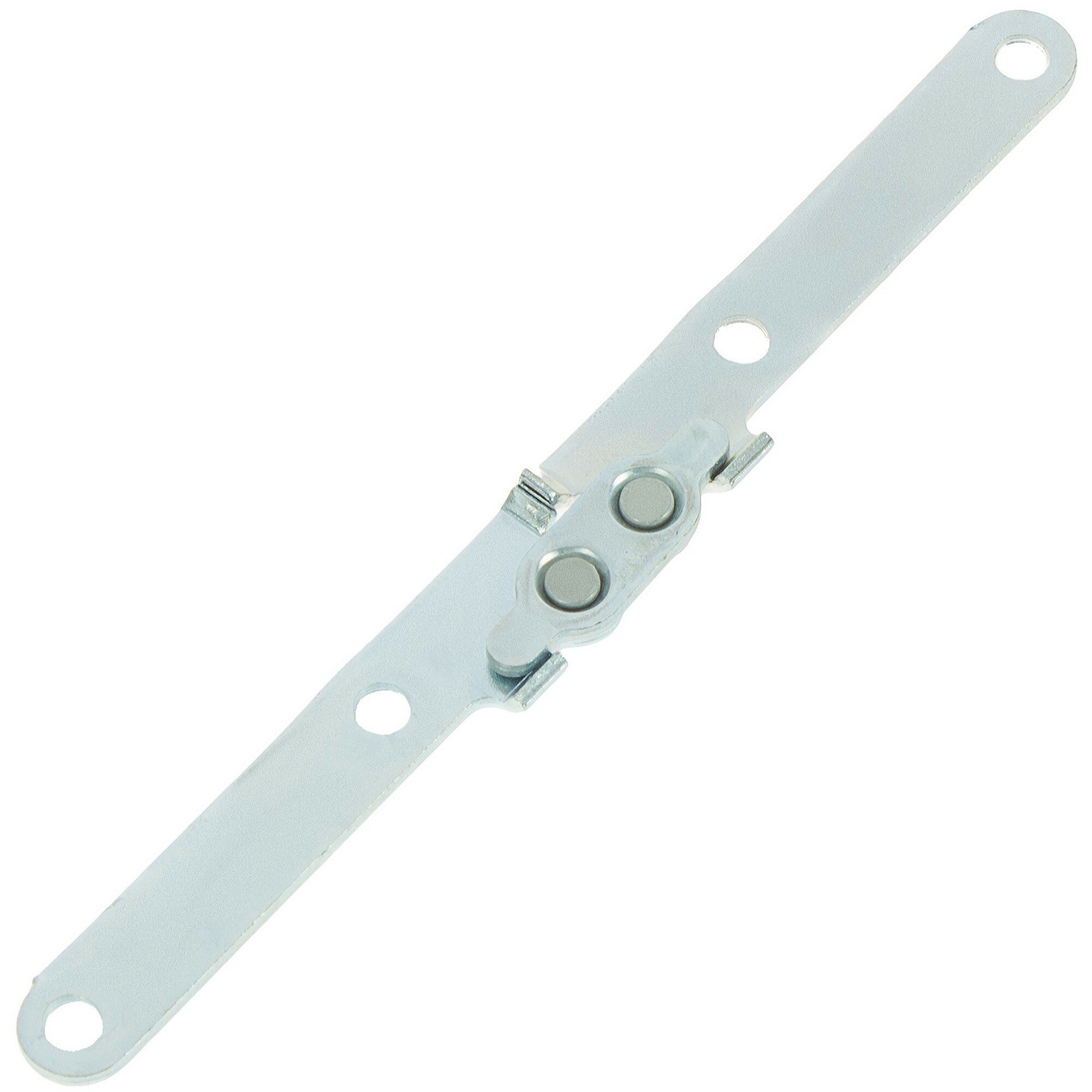 Петля ломберная Левша 130x15 мм сталь цвет цинк 2 шт.