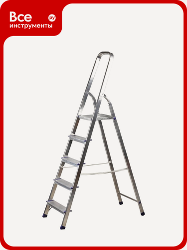 Изображение товара Алюминиевая стремянка 5 ступеней Gigant AS 105