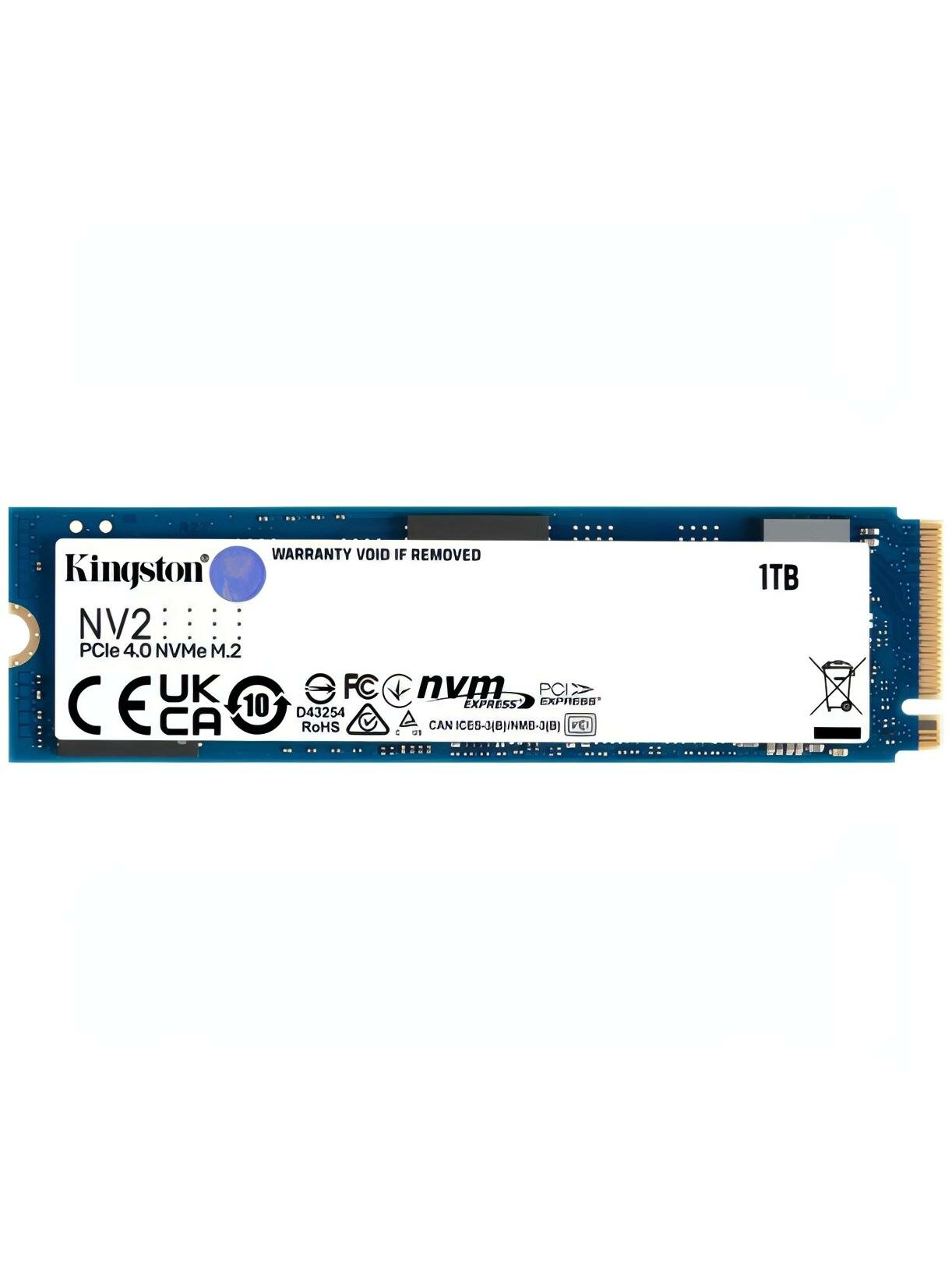 Внутренний SSD Kingston 1ТБ NV2 (SNV2S/1000G)