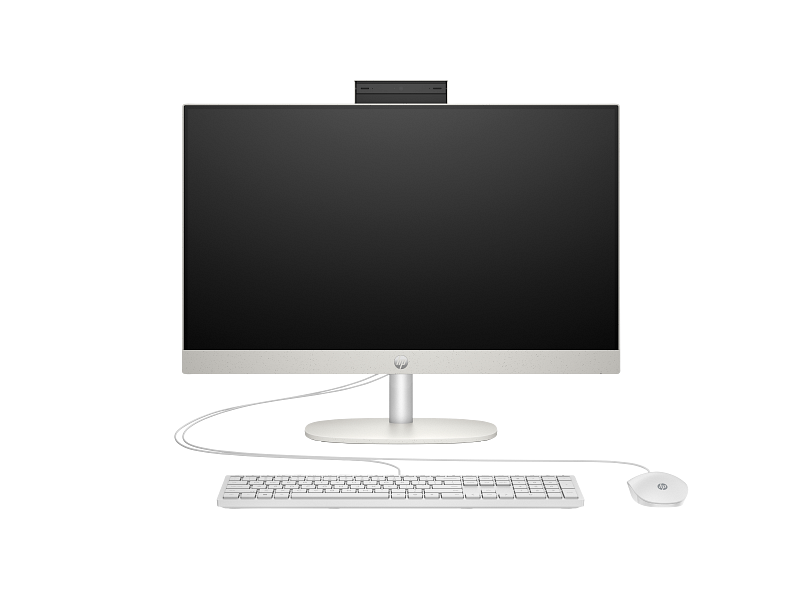 Компьютер dHP E240 White, i3, 8GB, 256GB, Windows 11, 23.8", белый — фото 1