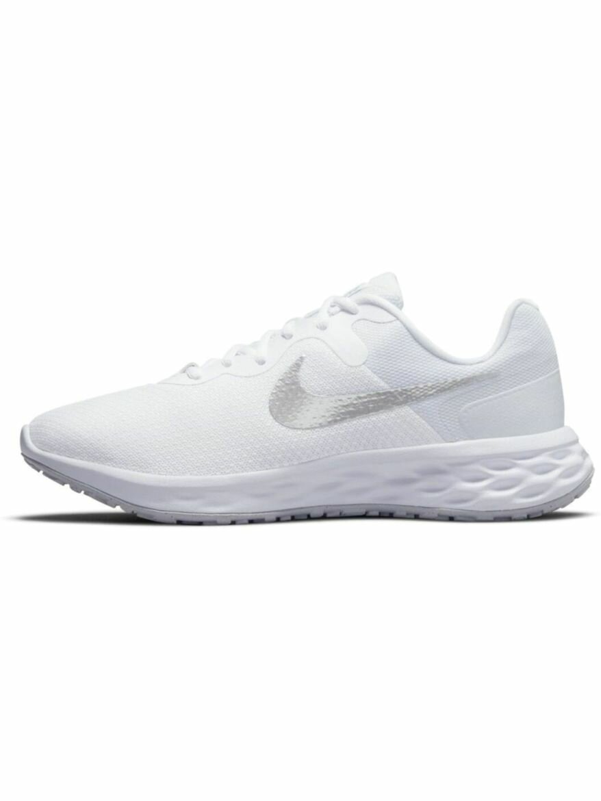 Кроссовки NIKE REVOLUTION 6 NEXT NATURE W, полнота F, размер 6,5 US, белый,