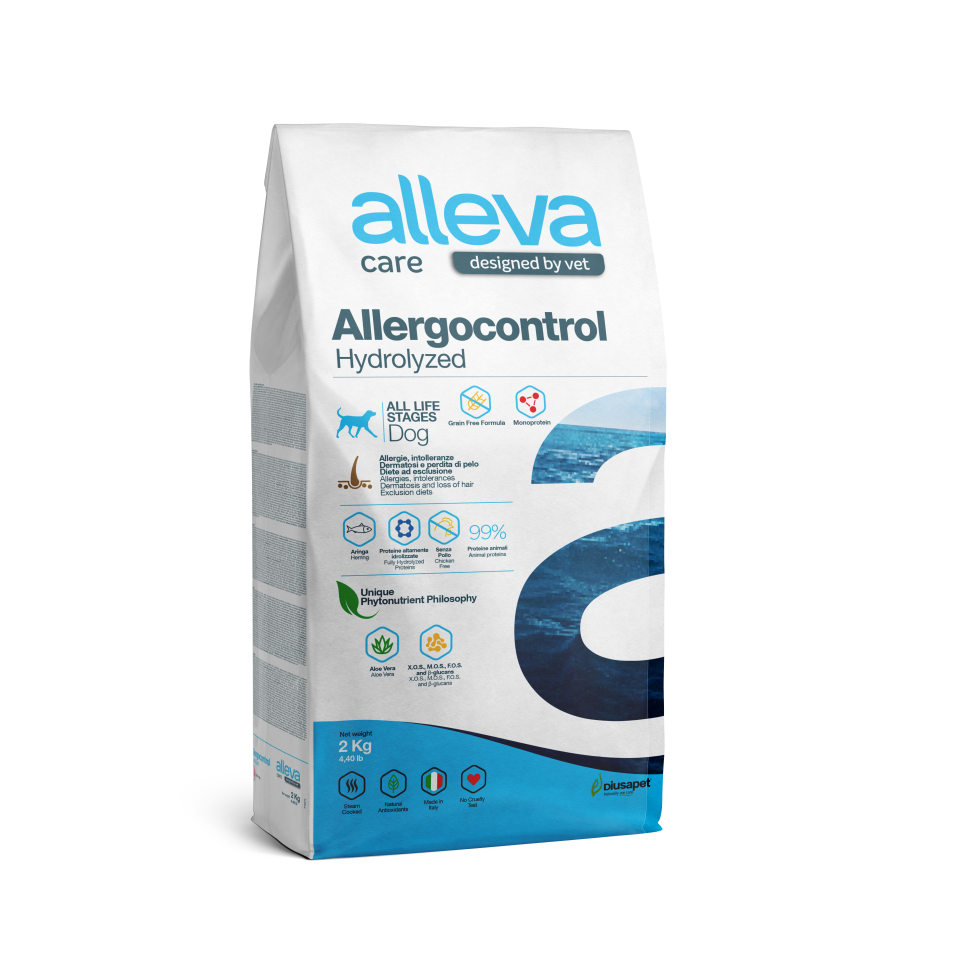 Аллергены Для Асит Терапии Alleva Care Dog Allergocontrol сухой диетический корм для взрослых собак при аллергии - 2 кг