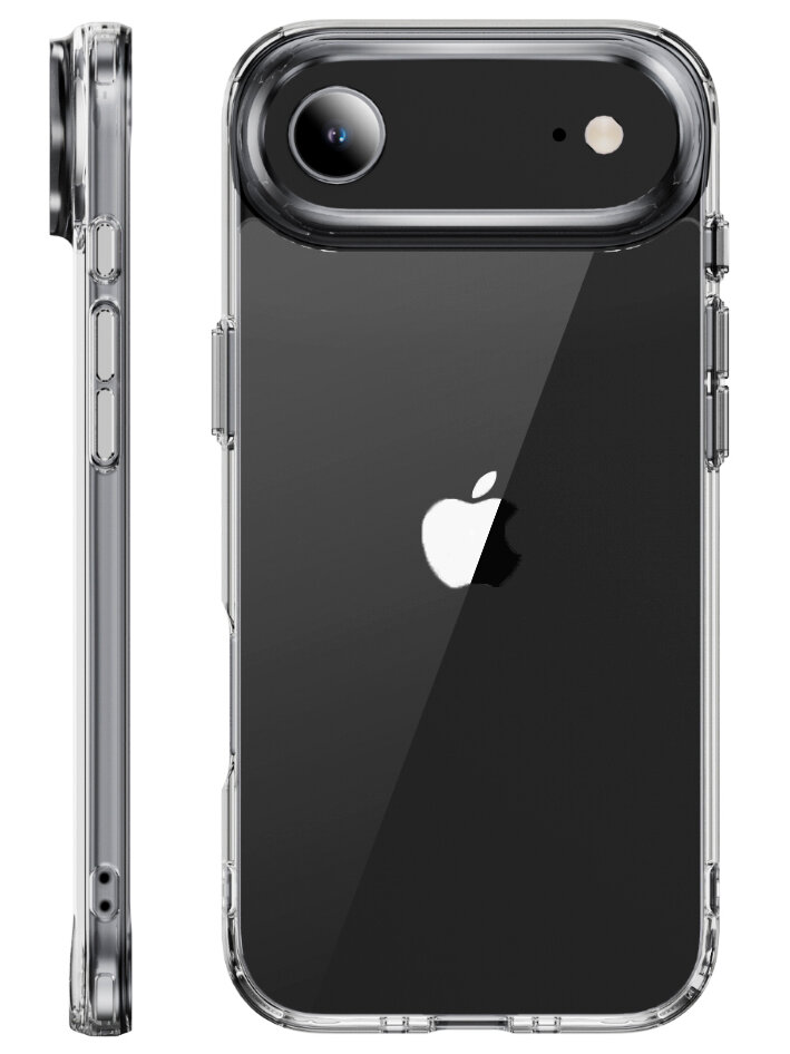 ZAZPOL Чехол для iPhone 17 Air/ чехол на айфон 17 эир аир прозрачный, противоударный