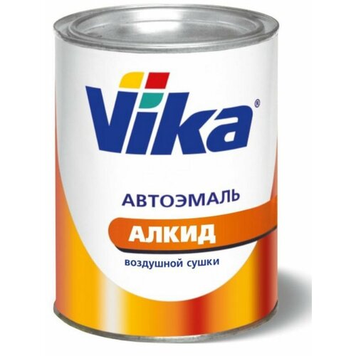 фото Краска металлик 8999 глубоко черная vika 0,9 кг