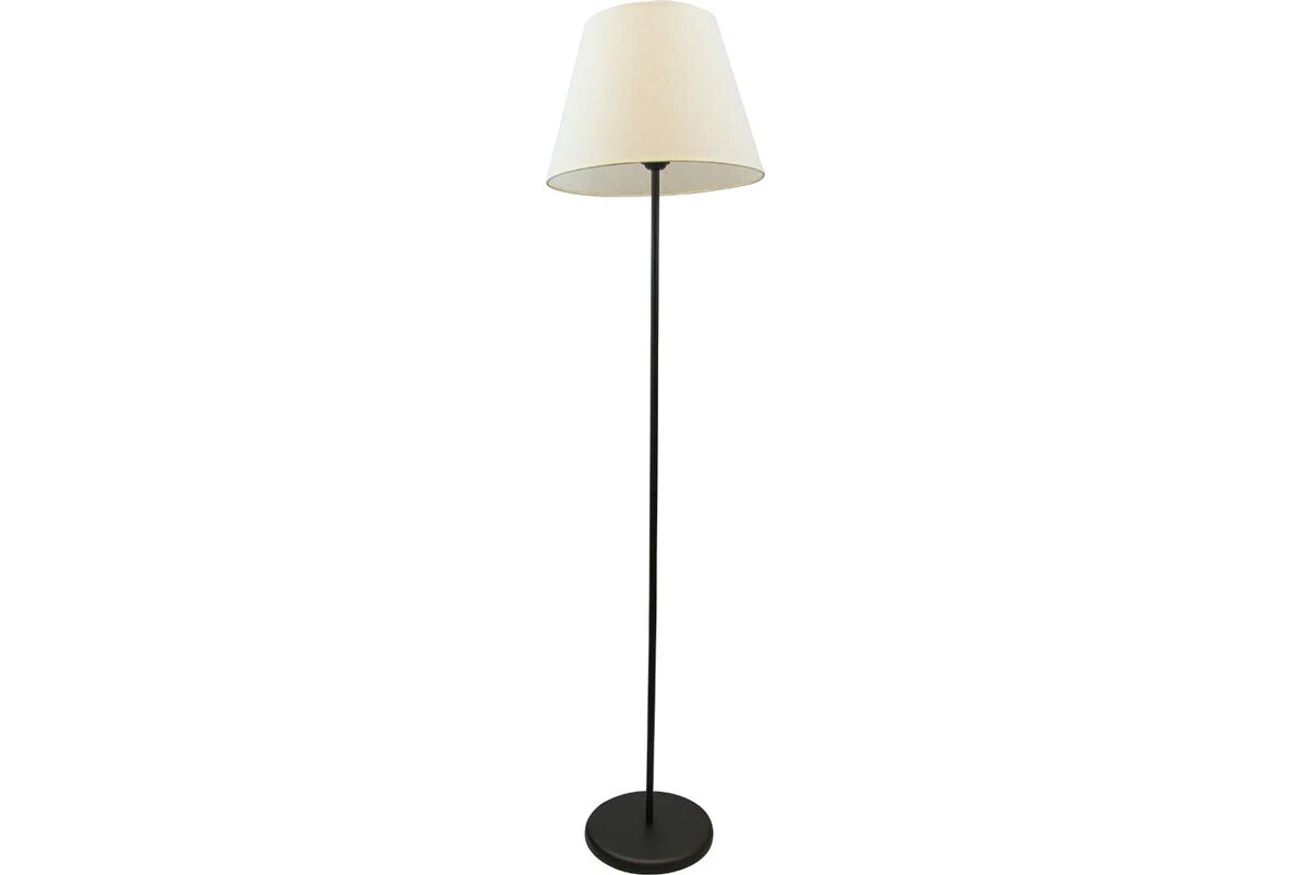 Торшер ARTE LAMP IP20 черный/бежевый металл/текстиль ALEA A5068PN-1BK
