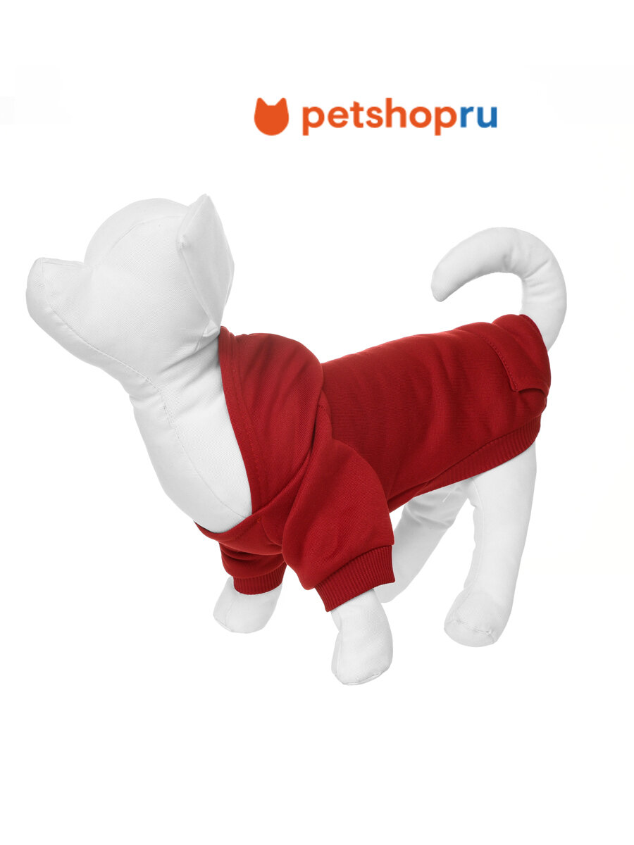 Yami-Yami одежда Худи c капюшоном для собаки бордовая XL