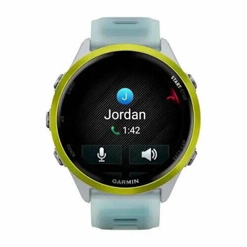 Смарт-часы Garmin Forerunner 570, силикон, 47 мм, белые/желтые