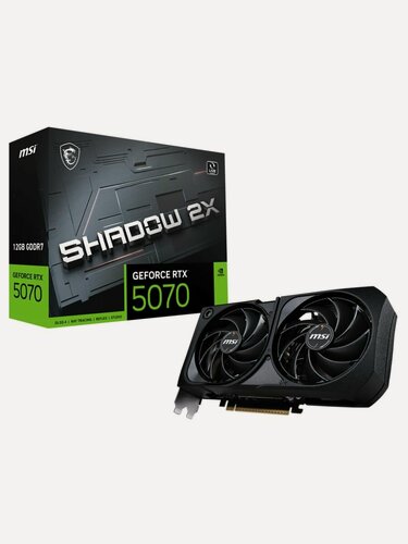 Изображение товара Видеокарта MSI GeForce RTX 5070 12G Shadow 2X