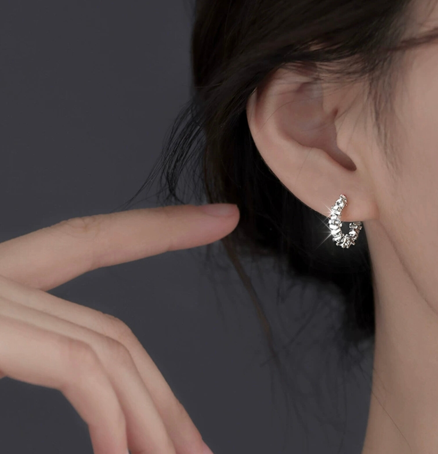 Серьги одиночные, пусеты Стайл Групп