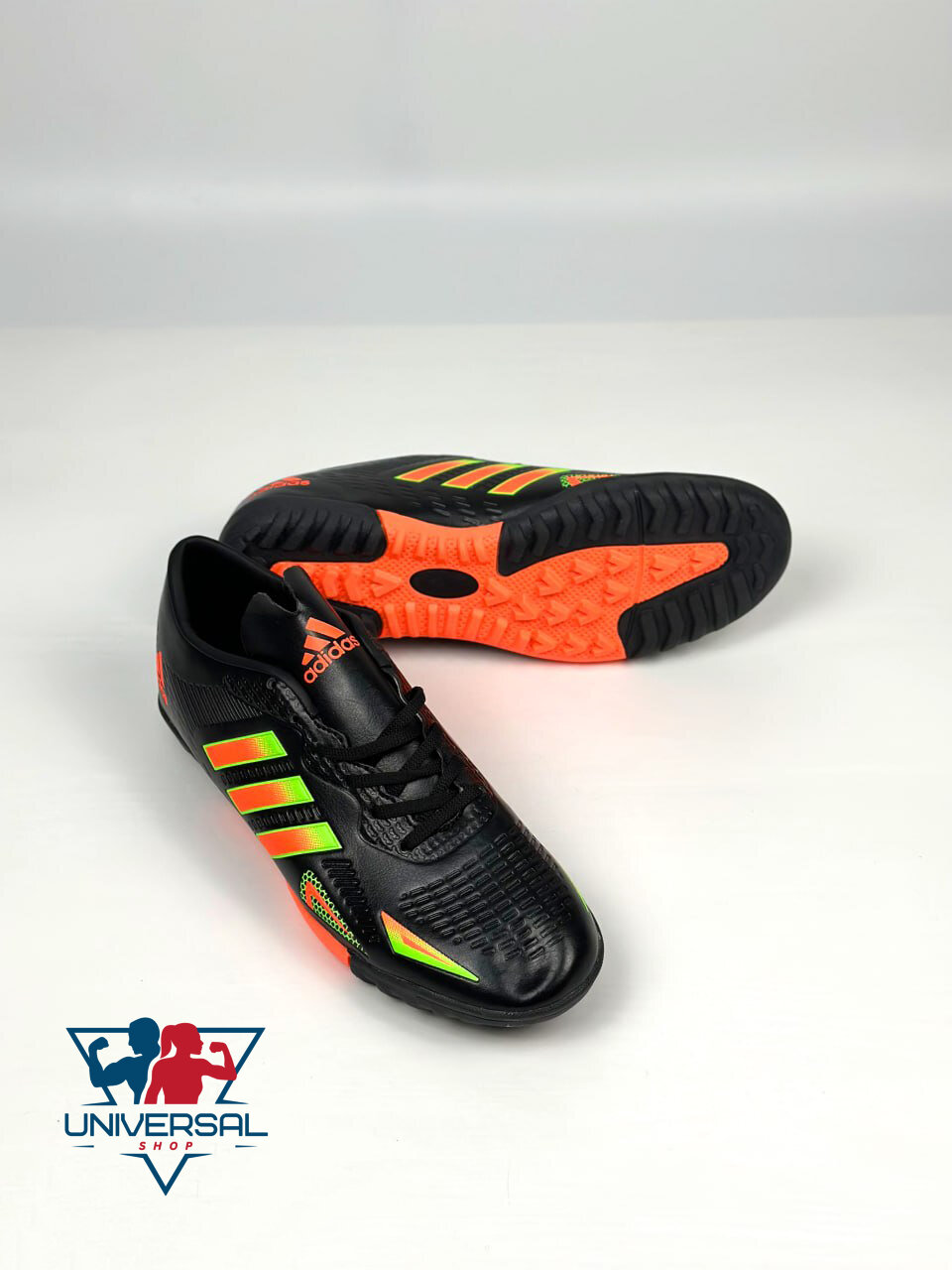 Сороконожки adidas, размер 40, черный 2