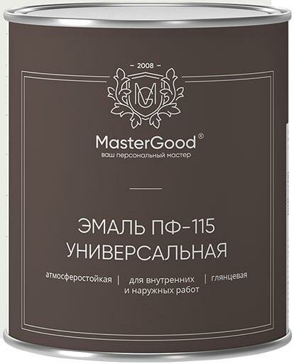 Эмаль ПФ 115 Универсальная Master Good 0.9кг Зеленый Алкидная / Мастер Гуд.