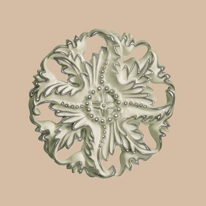 Орнамент Крашенный Decomaster 88125-59 В125хШ20хД125 мм / Декомастер.