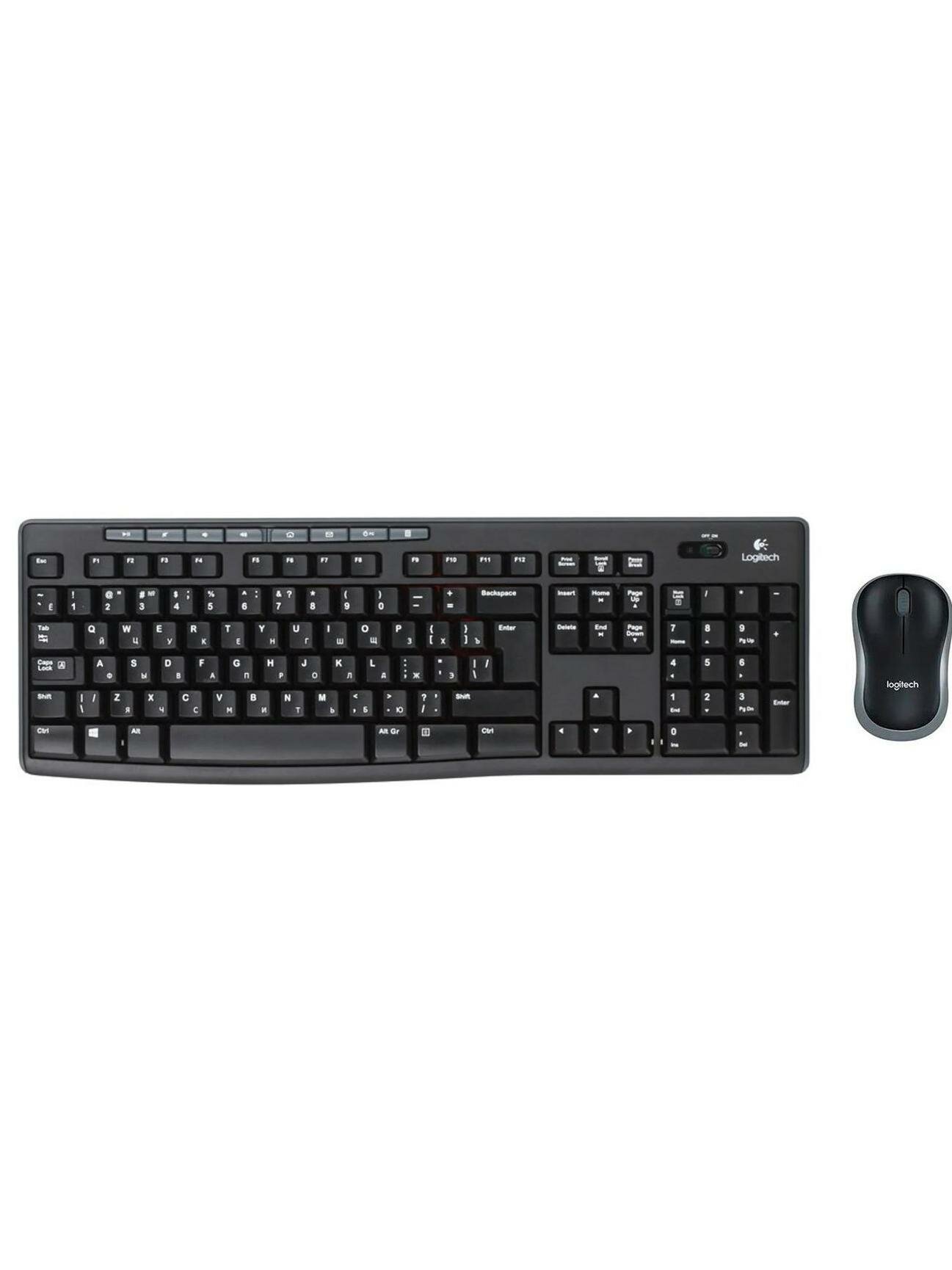 Комплект клавиатура+мышь Logitech MK270 Русская раскладка