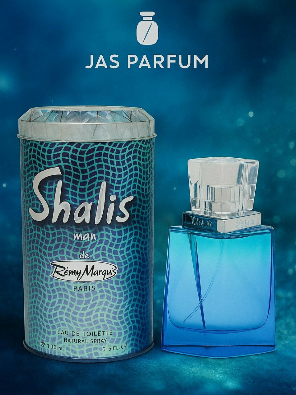 Туалетная вода Remy Marquis "Shalis Man", для мужчин, акватические, альдегидные, водяные, восточные ноты, 100мл