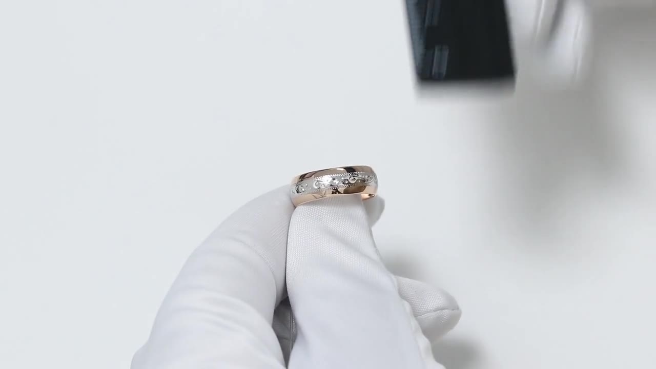 Кольцо обручальное Diamant online, серебро, 925 проба, золочение, размер 21, ширина 6 мм — фото 1