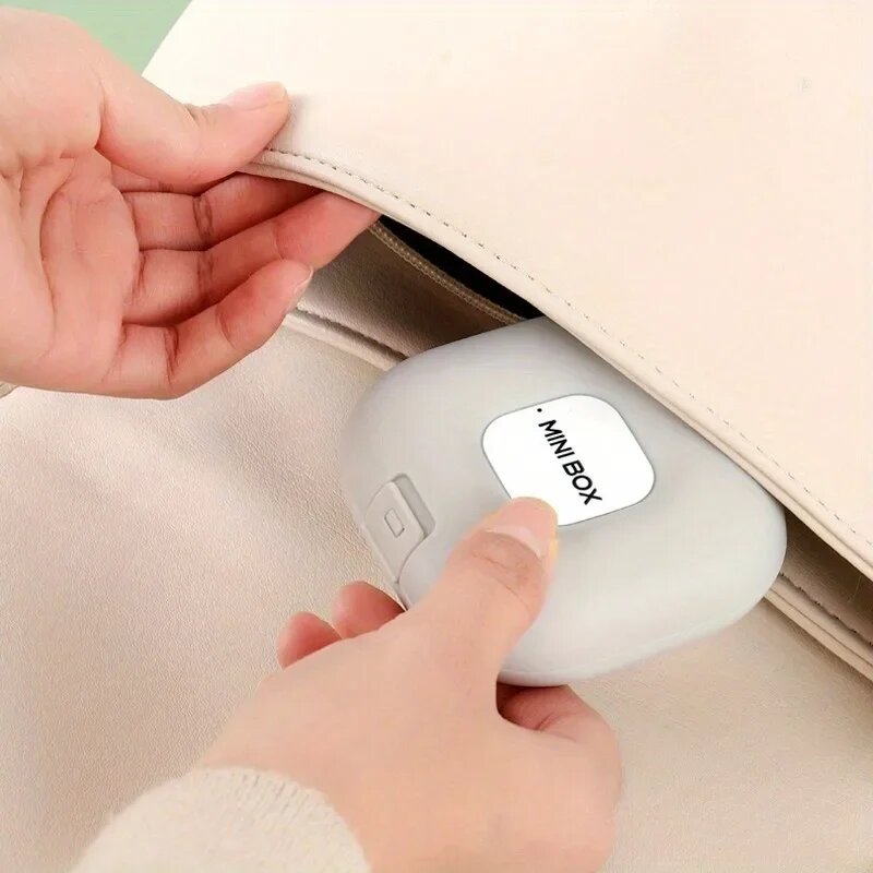 Таблетницы Xiaomi Органайзер для таблеток Xiaomi YOUPIN, компактный, портативный, белый