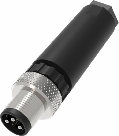 QE8-W3F Lanbao Разъем разборныйM8, папа, прямой, 3 pin — фото 1