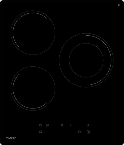 Изображение товара Candy CHXC53DB Электрическая варочная панель, 3 конфорки, черная
