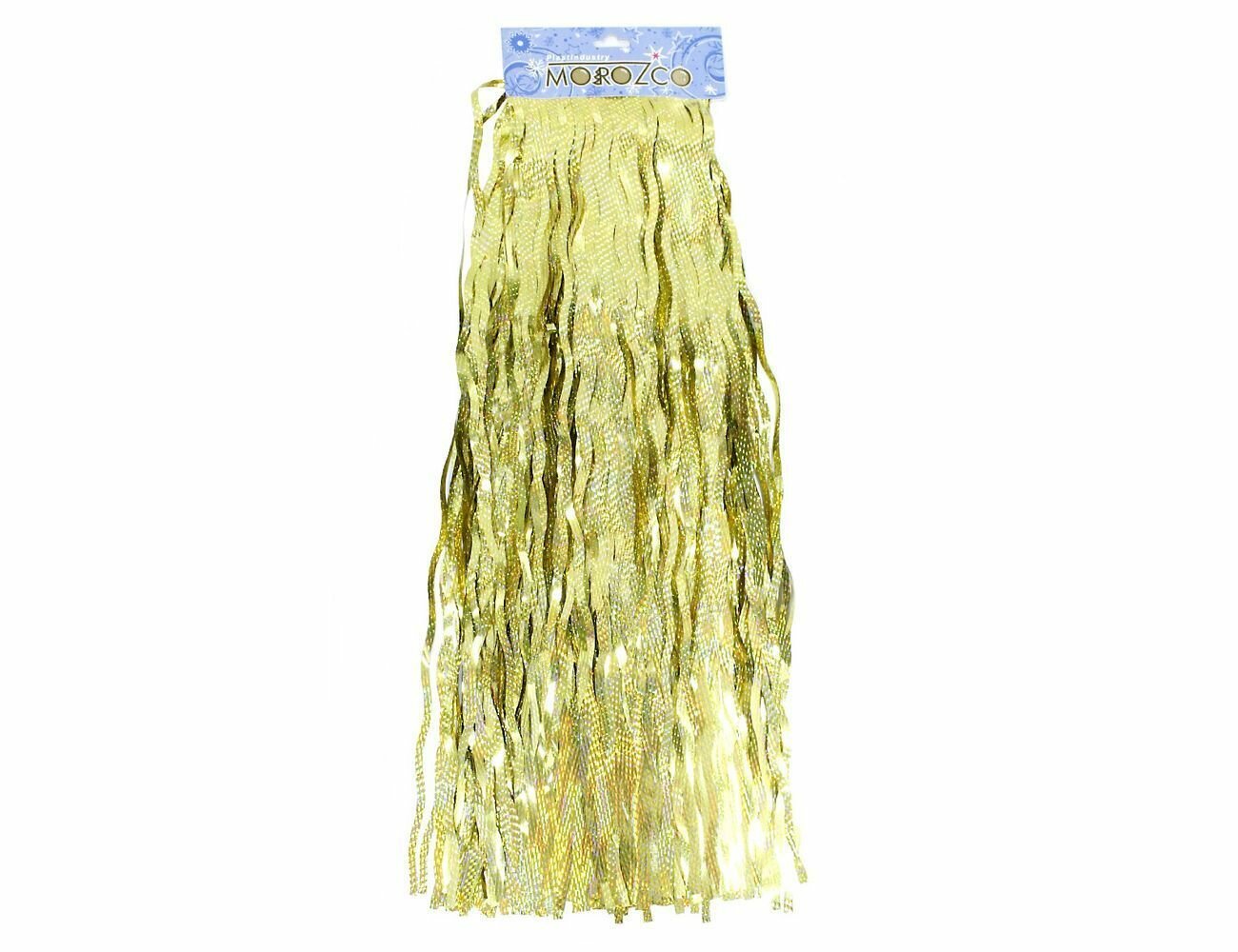 Дождик волнистый голографический  золотой  50х100 см  MOROZCO ДГ501002
