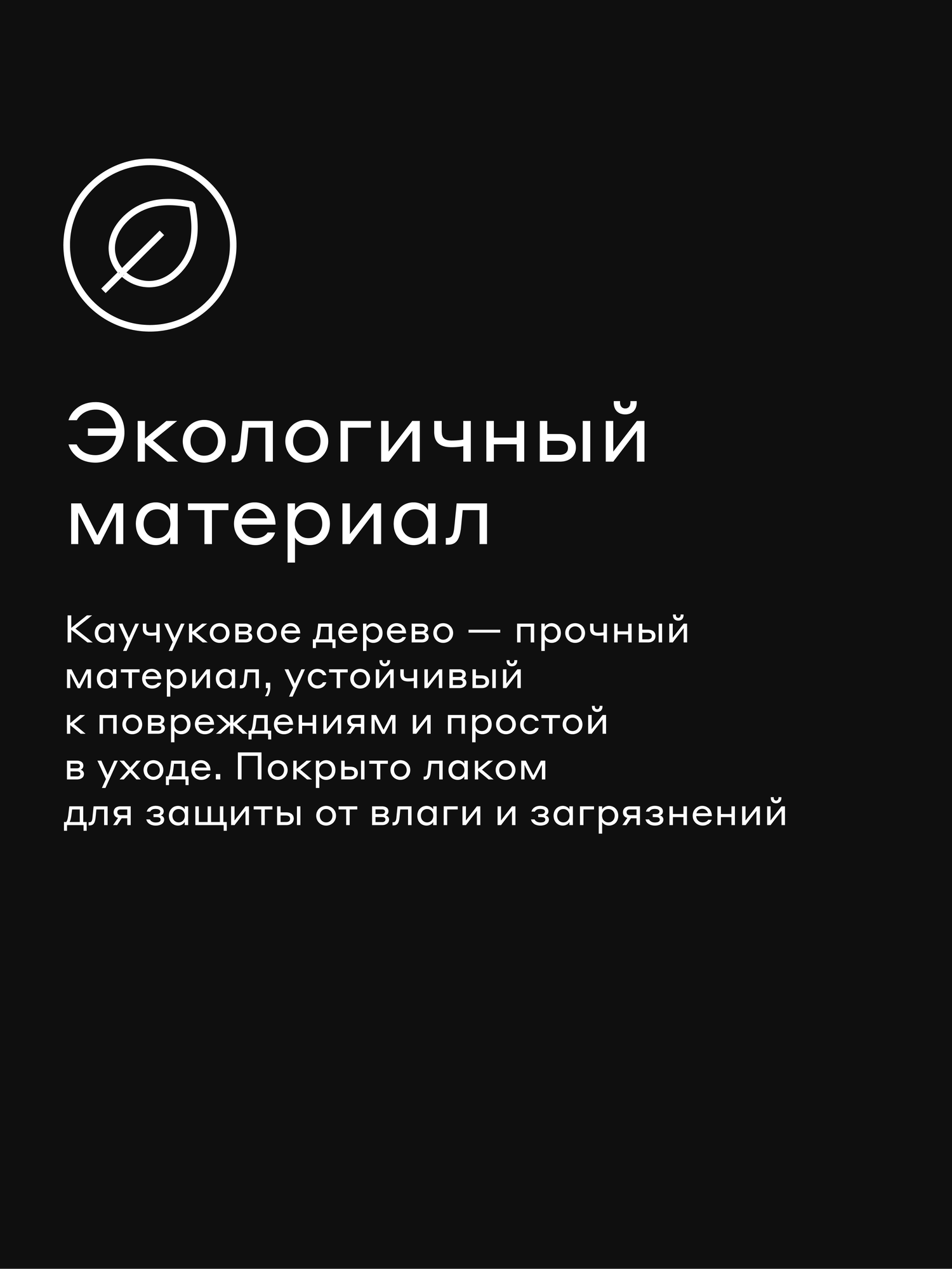 Поднос-органайзер вращающийся Pragma Emlug из каучукового дерева 30,4 × 7,5 см, чёрный — фото 5