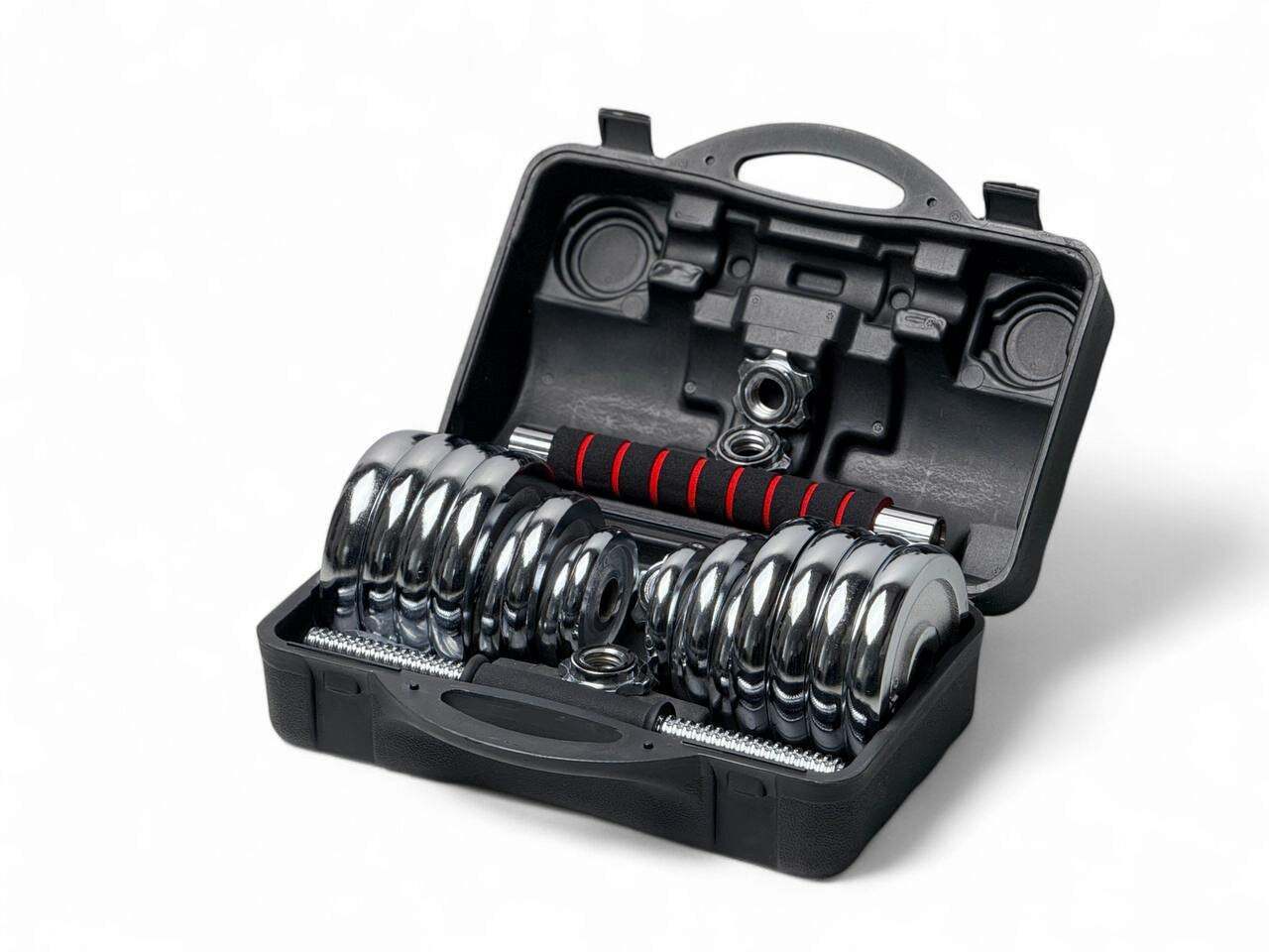 Гантел набор в кейсе 30 кг