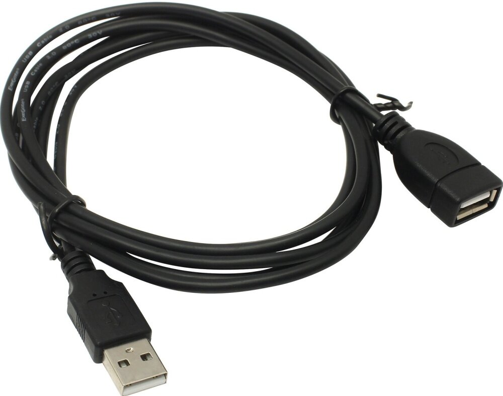 Удлинитель USB 2.0 ExeGate EX-CC-USB2-AMAF-1.8 (Am/Af, 1,8м)