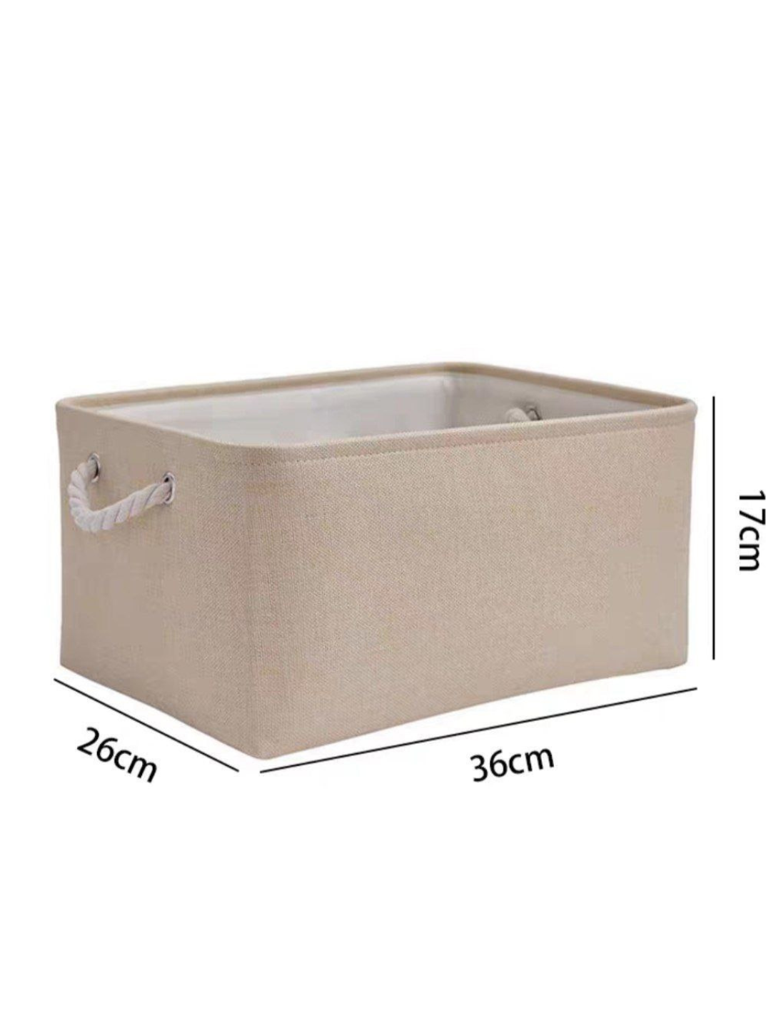 Тканевый органайзер для хранения / коробка для одежды и мелочей (2 размера)