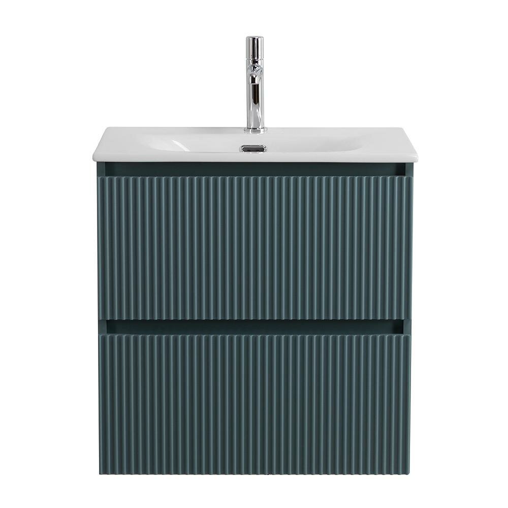 Тумба под раковину BelBagno Uno 60 UNO-600-2C-SO-AO подвесная цвет Голубой матовый