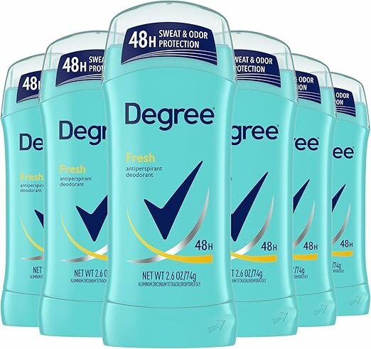 Антиперспирант Degree Fresh — защита от пота и запаха до 48 часов, 74 г