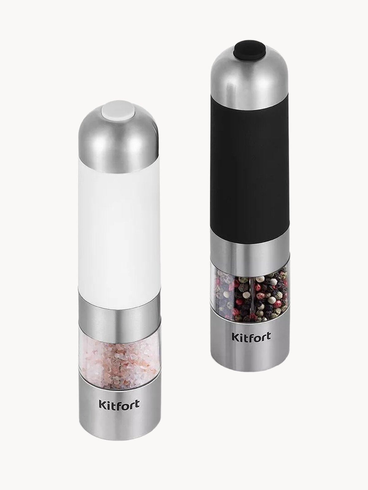 Набор автоматических мельниц для соли и перца Kitfort КТ-6007