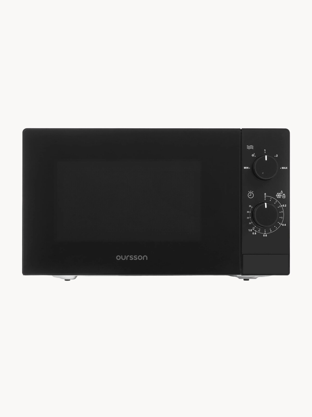 Микроволновая печь Oursson MM2013B/BL, эмаль, 20л, 700Вт, чёрный