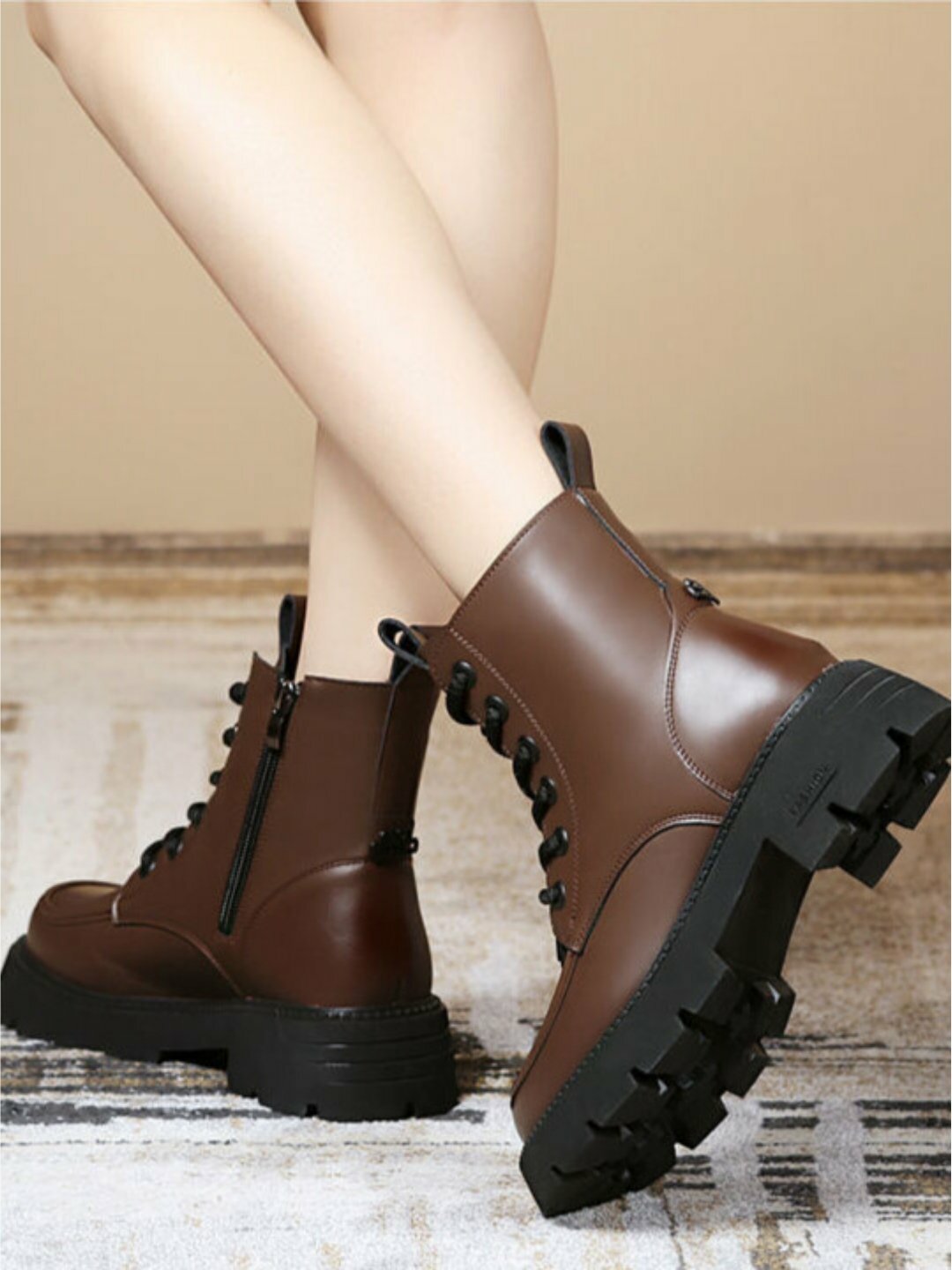 Сапоги, размер 39, коричневый — фото 1