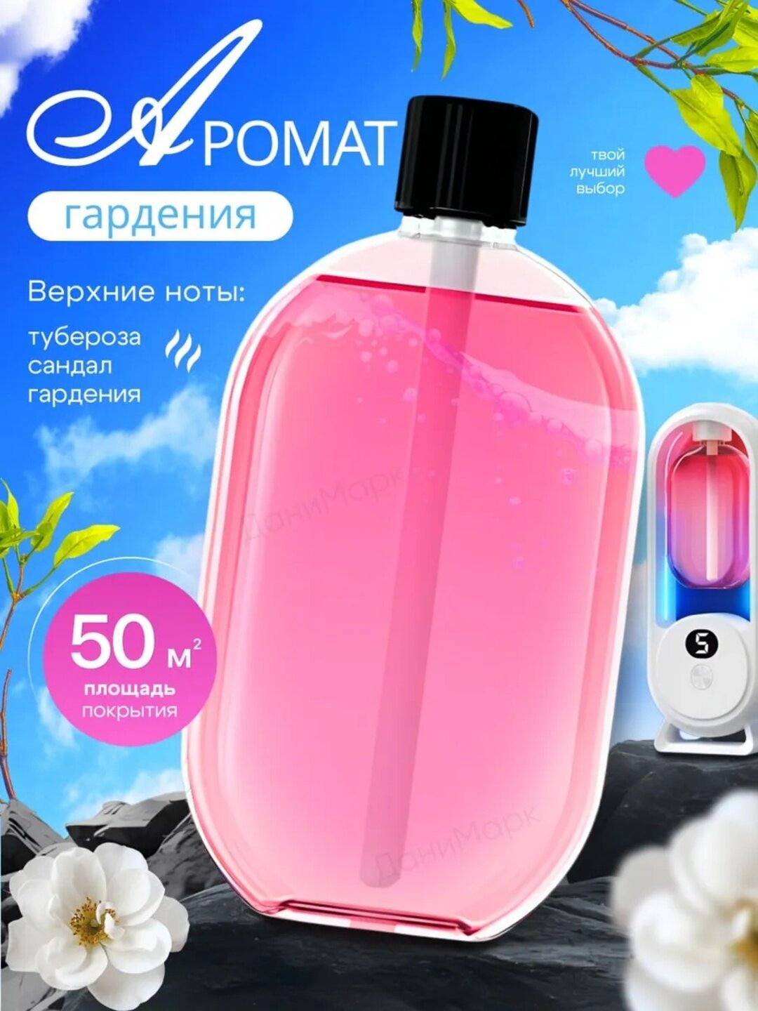 Дополнительный флакон "Аромат" для освежителя воздуха, электрический портативный, 1 шт