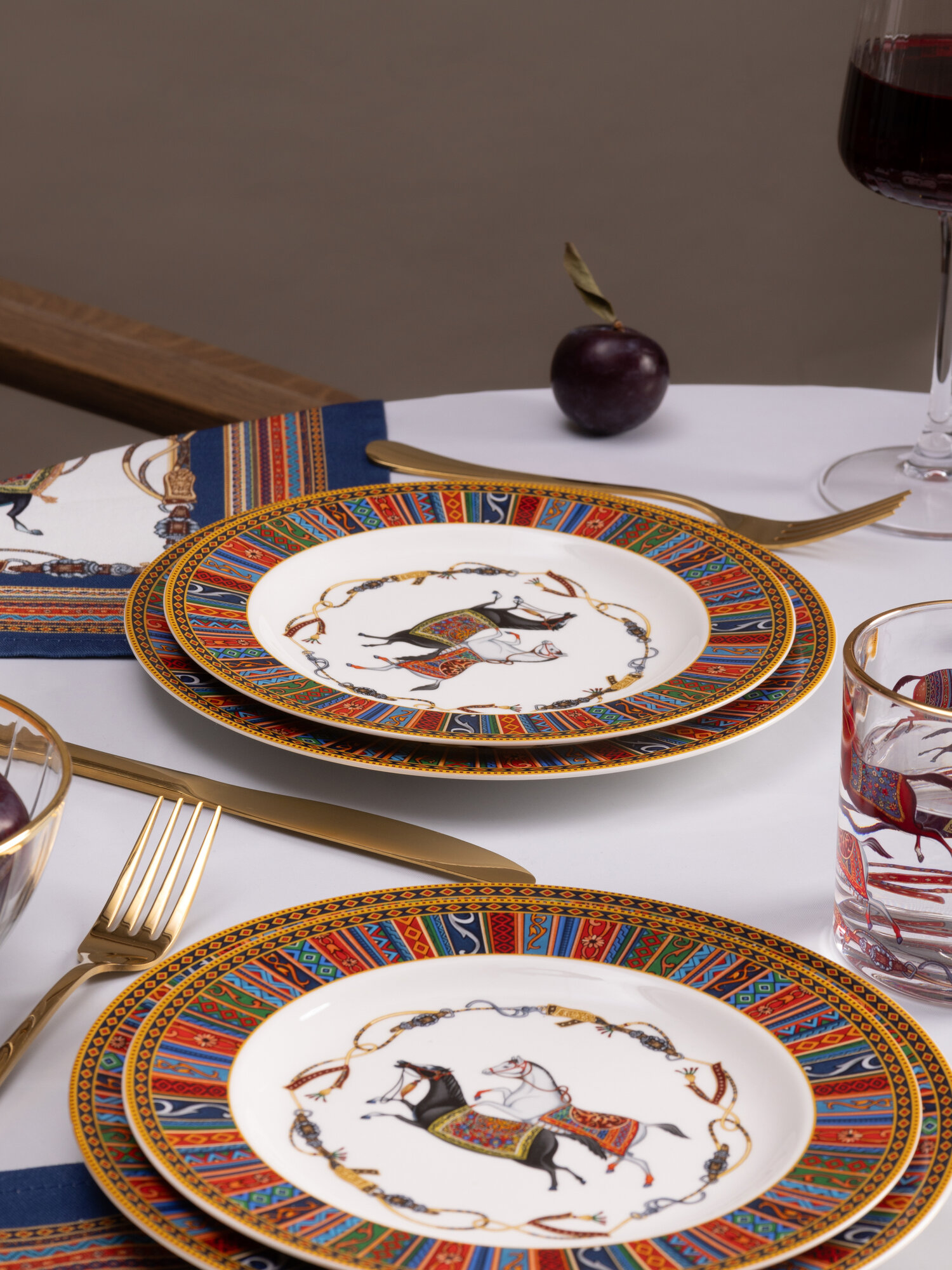 Набор тарелок закусочных Lefard "Passage", 20 см, 2 шт, фарфоровые — фото 1