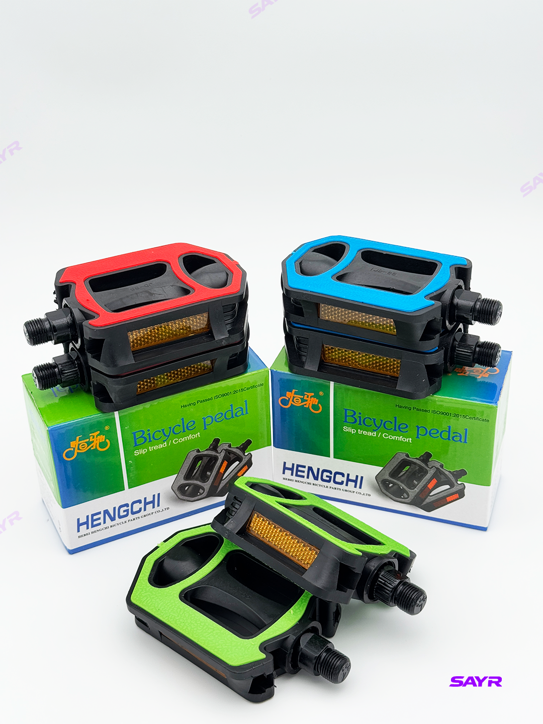 Педали велосипедные платформенные, противоскользящие, универсальные — фото 1