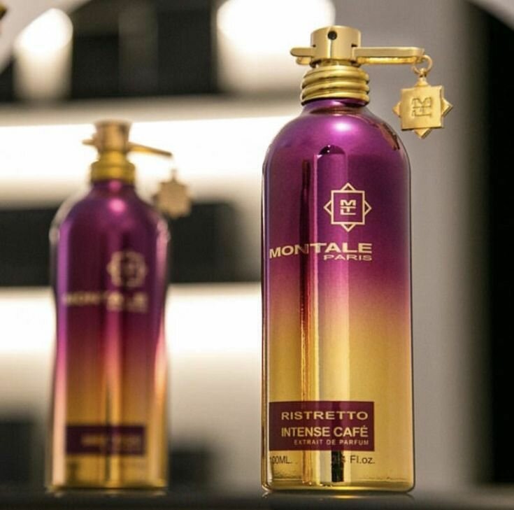 Atir Montale Ristretto Intense Café — uniseks atir, Eau de Parfum, qahva va vanil hidli, 100 ml