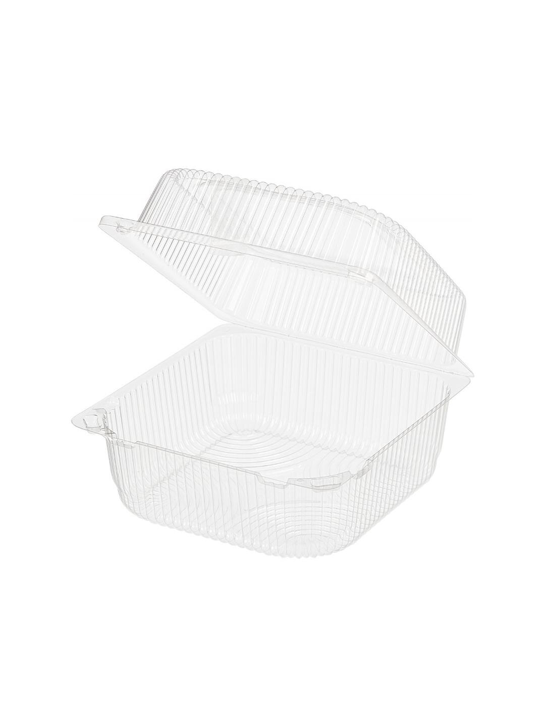 Контейнер с крышкой, пластиковый, прозрачный «Комус» РК-15 (10 штук)