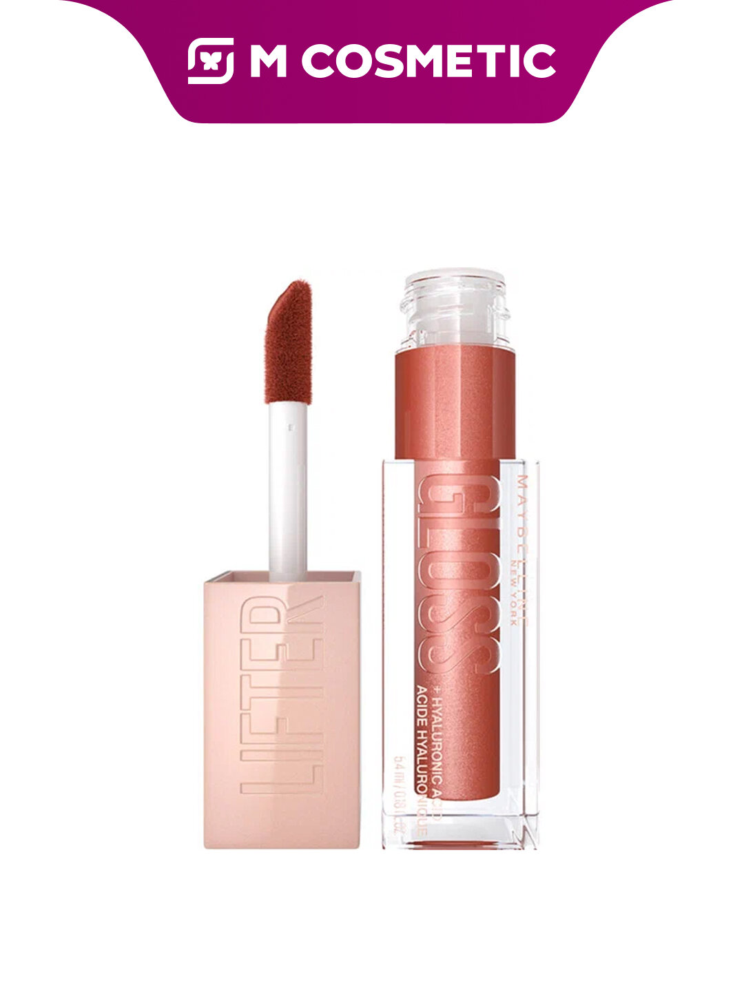 Блеск для губ Maybelline Lifter Gloss 009, увлажняющий, топ-нюд