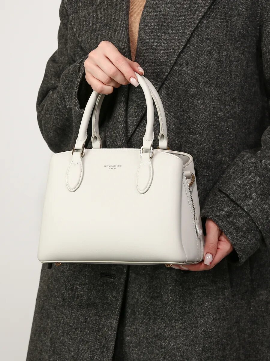 Сумка тоут DAVID JONES, светло-серый — фото 1