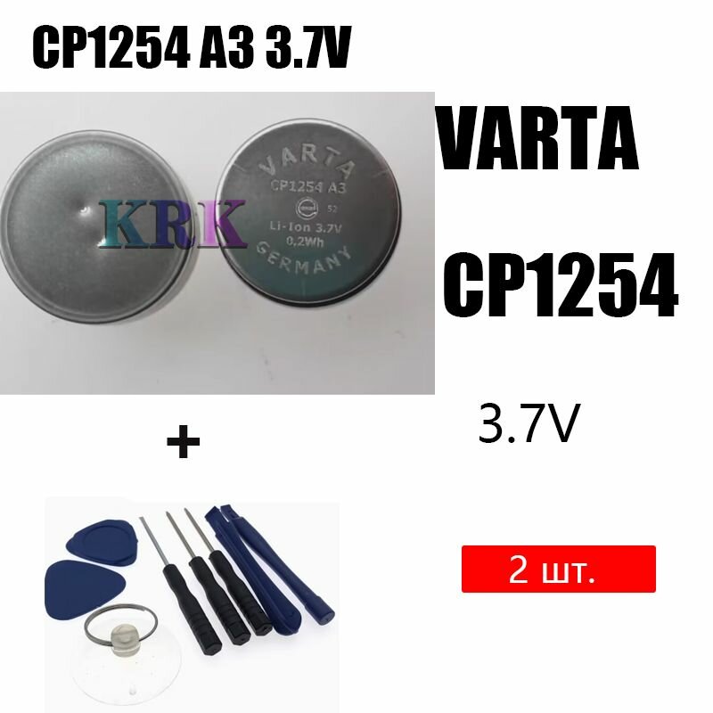 2 шт SONY WF-1000XM3 VARTA CP1254 A3 SONY WF1000X XM3 Аккумулятор для наушников Bluetooth Принадлежности для инструментов